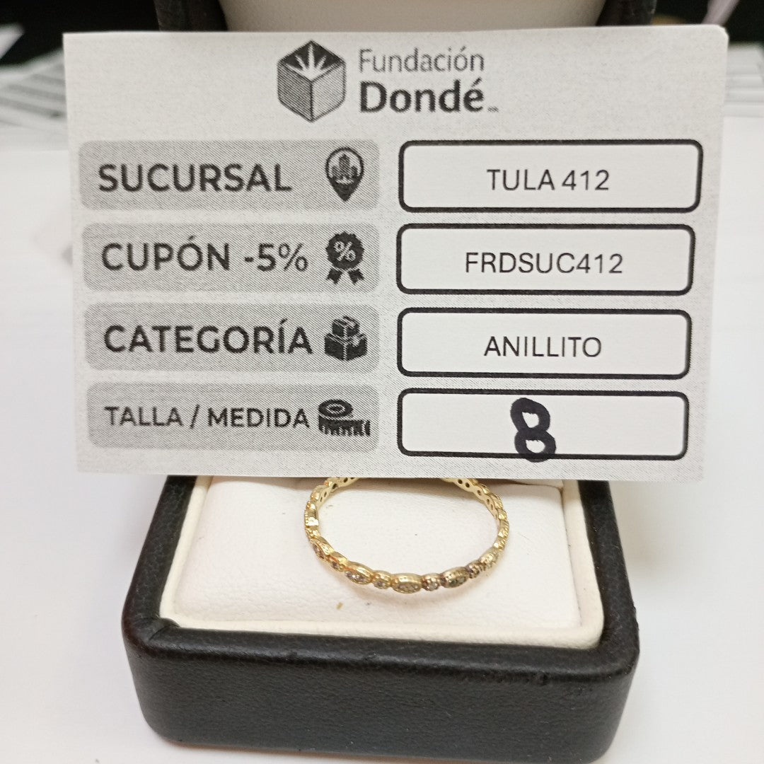 ANILLITO ORO 10 K 0,90 GRMS (SEMINUEVO)