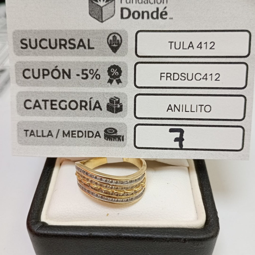 ANILLITO ORO 14 K 3,70 GRMS (SEMINUEVO)