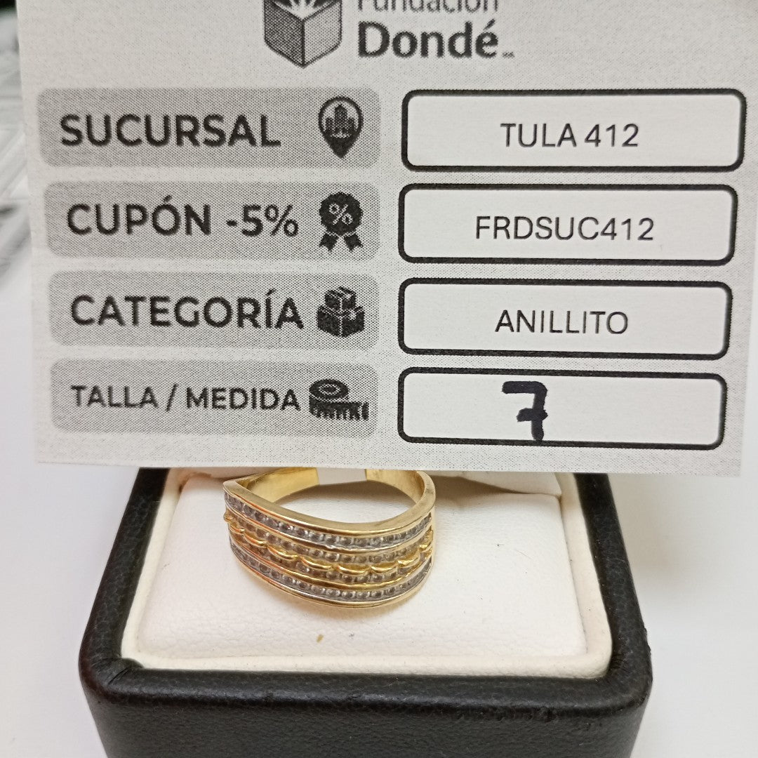 ANILLITO ORO 14 K 3,70 GRMS (SEMINUEVO)