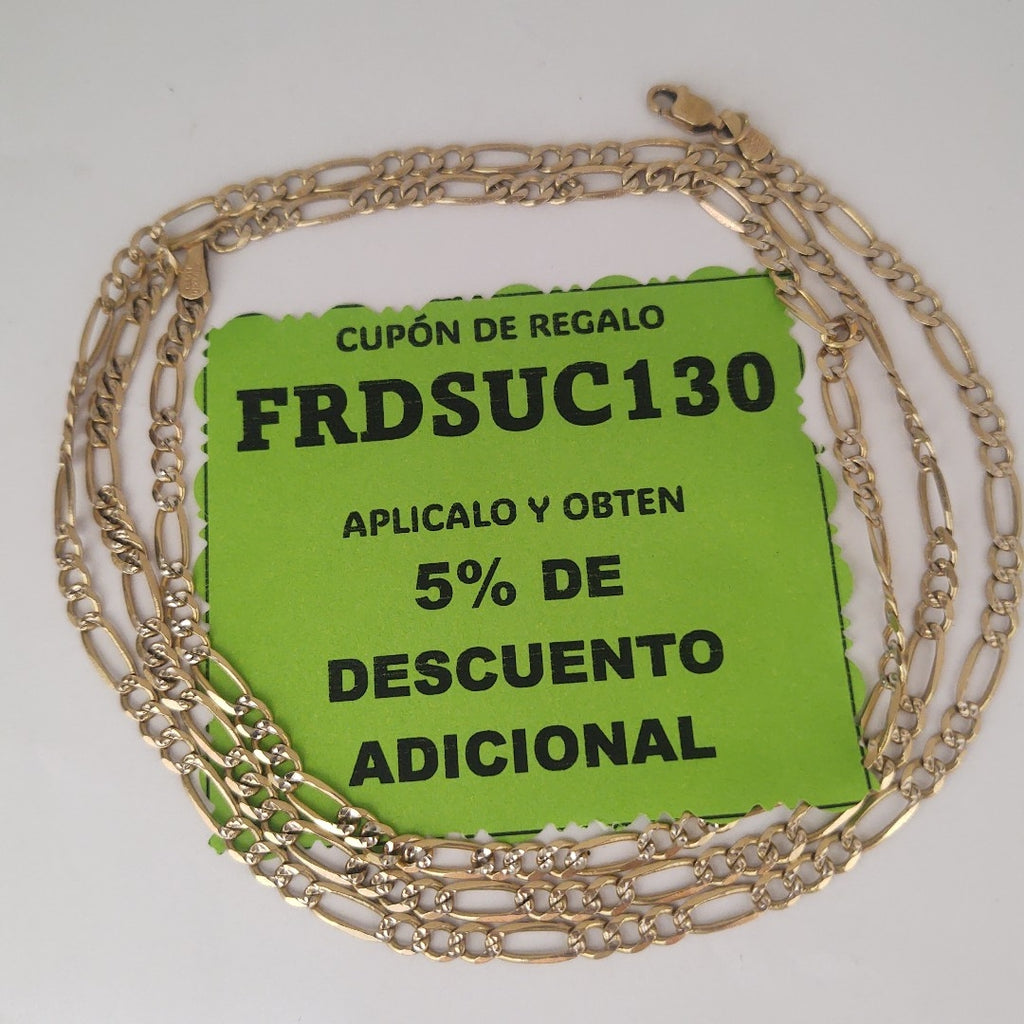 CADENA ORO 10 K 17.8 GRMS (SEMINUEVO)