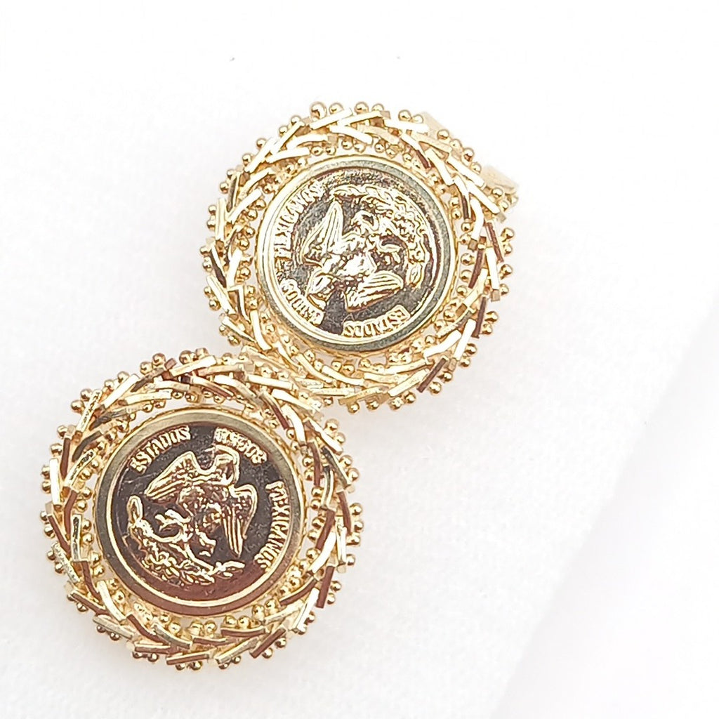K1 6 GRMS 10 K IDENTIFICACIÓN ARETES PAR MATERIALES ORO CANTIDAD DE PI (SEMINUEVO)
