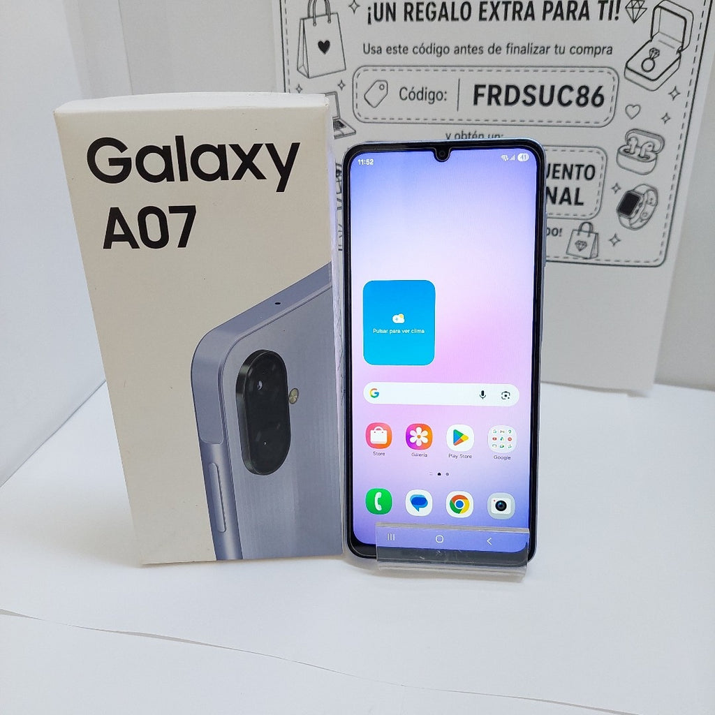 CELULAR SAMSUNG GALAXY A07 SM-A075M (2025) 64 GB 4 GB RAM (SEMINUEVO)