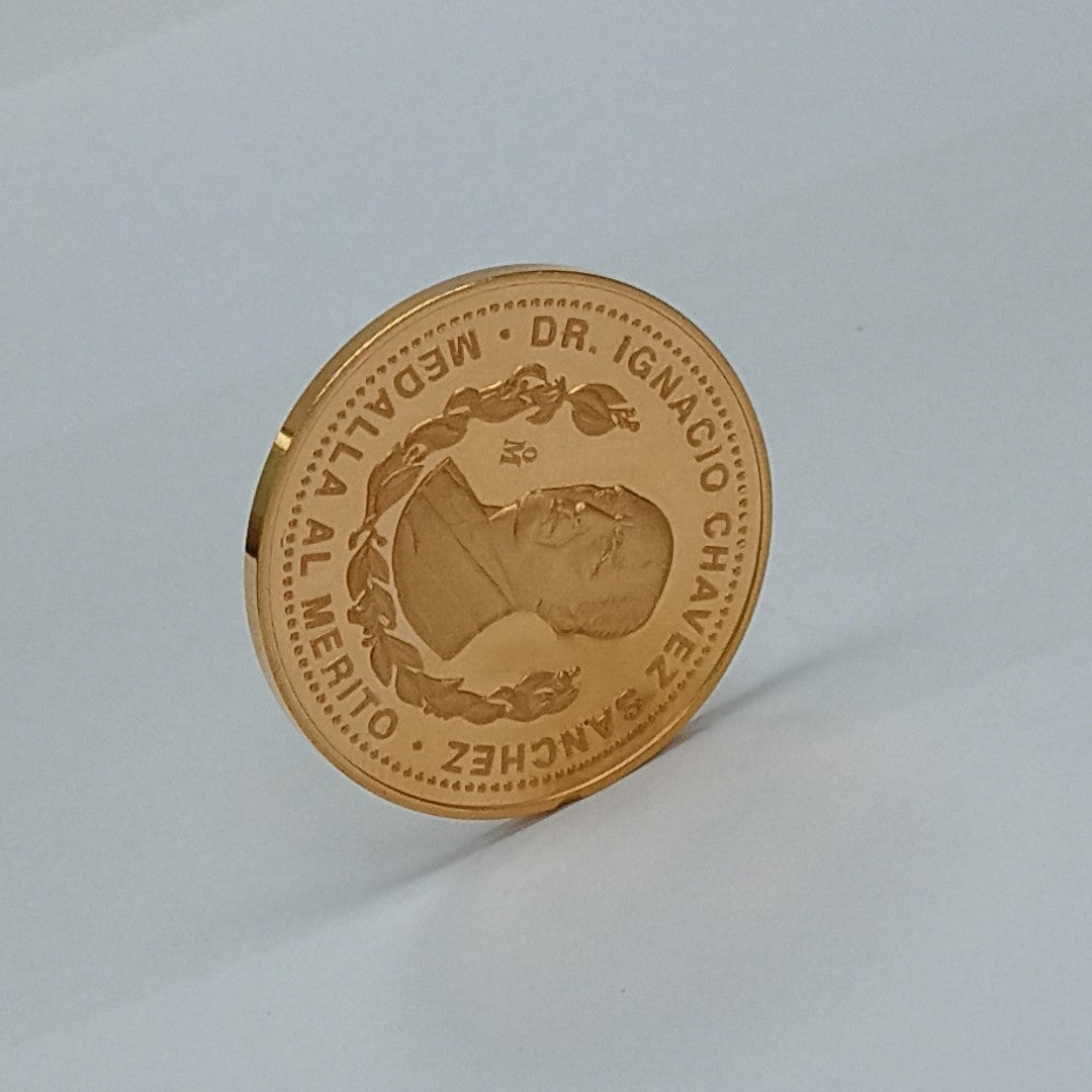 MEDALLA CONMEMORATIVA ORO 21 K 24.6 GRMS (SEMINUEVO)