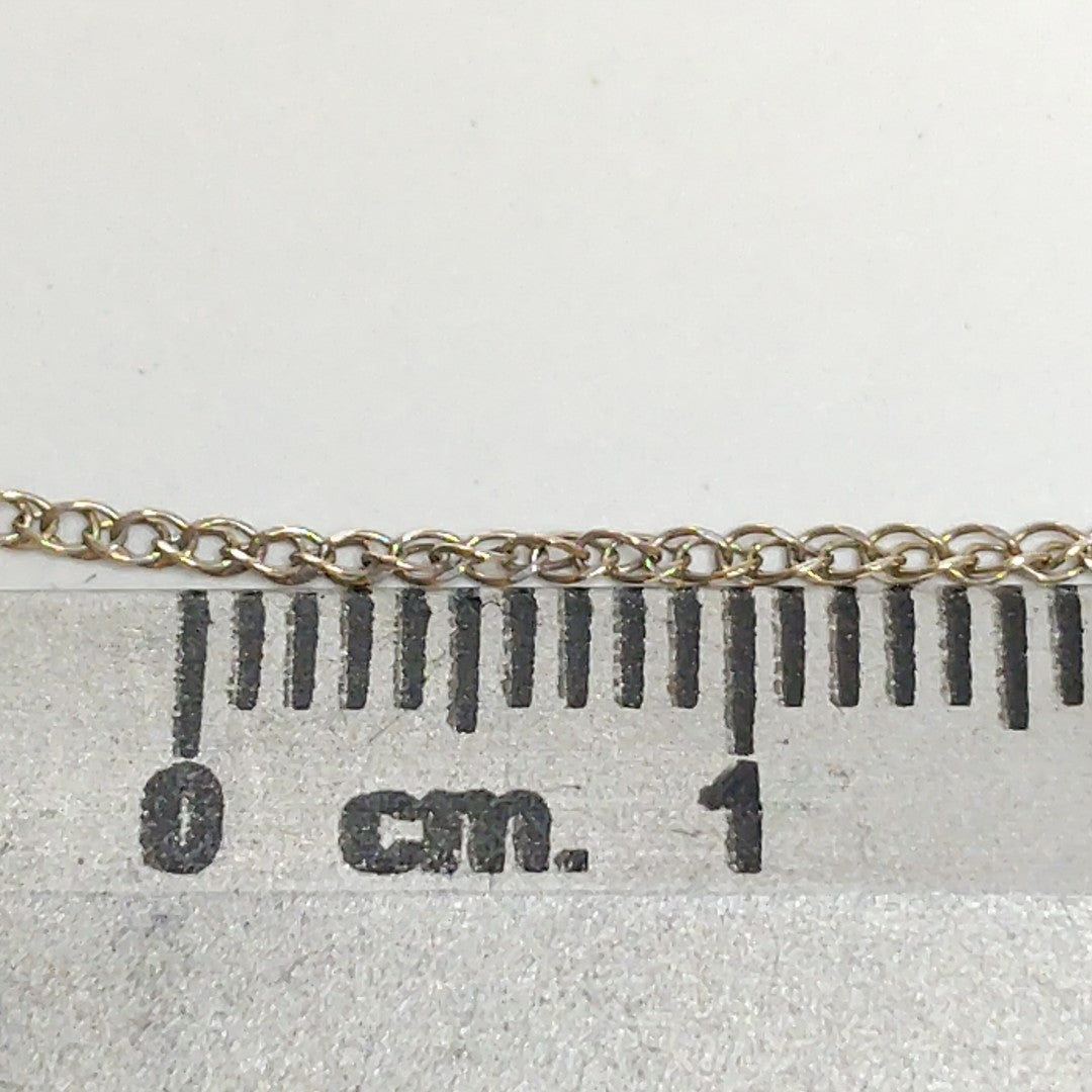 CADENA ORO BLANCO 14 K 1,20 GRMS (SEMINUEVO)