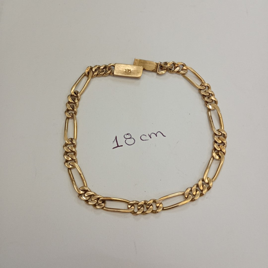 PULSERA ORO 14 K 9.6 GRMS (SEMINUEVO)