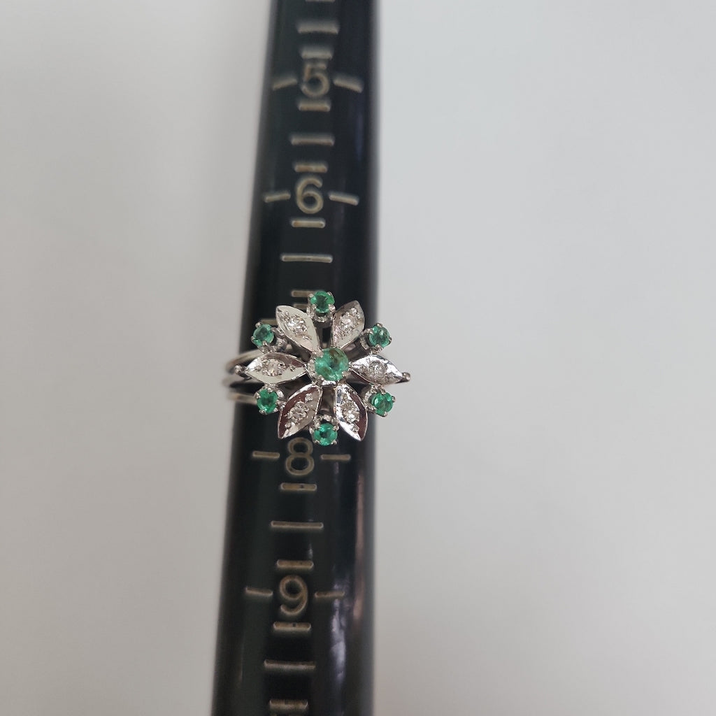 ANILLITO ORO BLANCO 14 K 5.6 GRMS (SEMINUEVO)