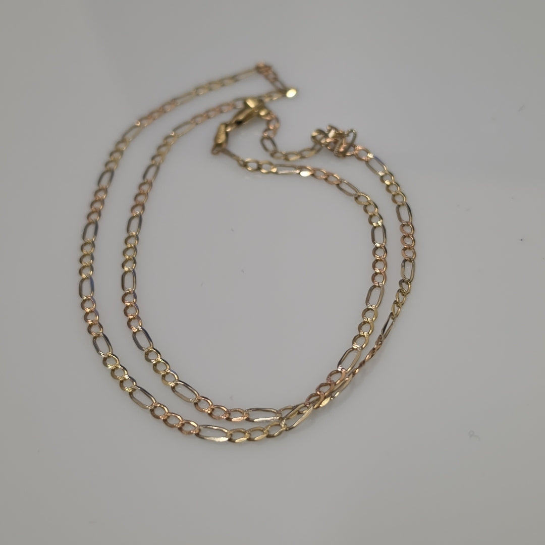 CADENA ORO COMBINADO 14 K 3,80 GRMS (SEMINUEVO)