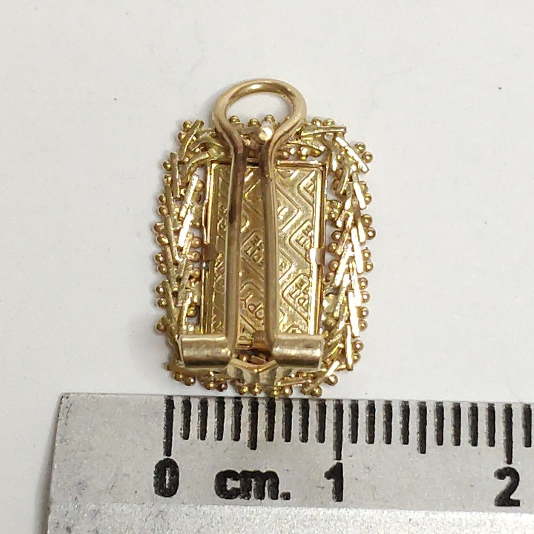 ARETES PAR ORO 10 K 4.5 GRMS (SEMINUEVO)