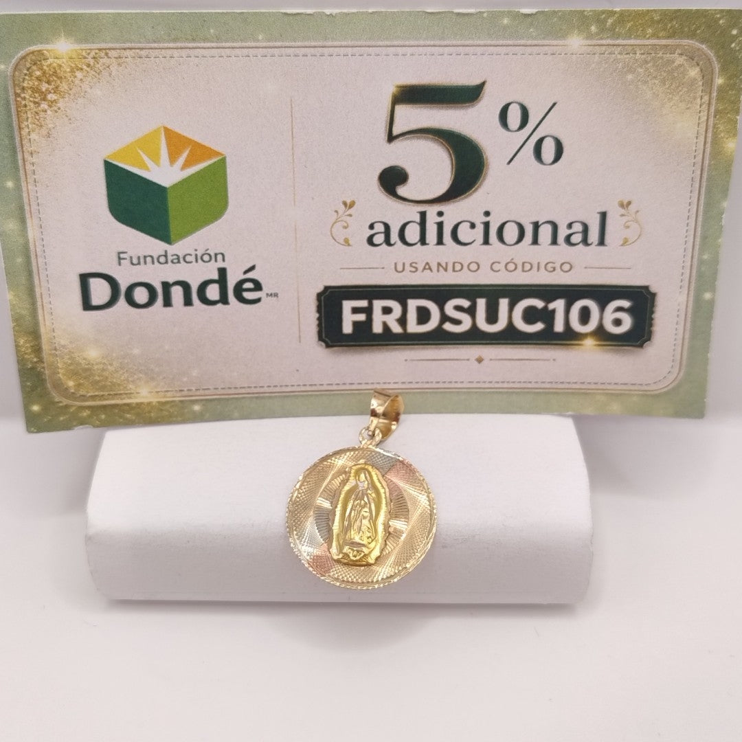 MEDALLA RELIGIOSA ORO 8 K 1.5 GRMS (SEMINUEVO)