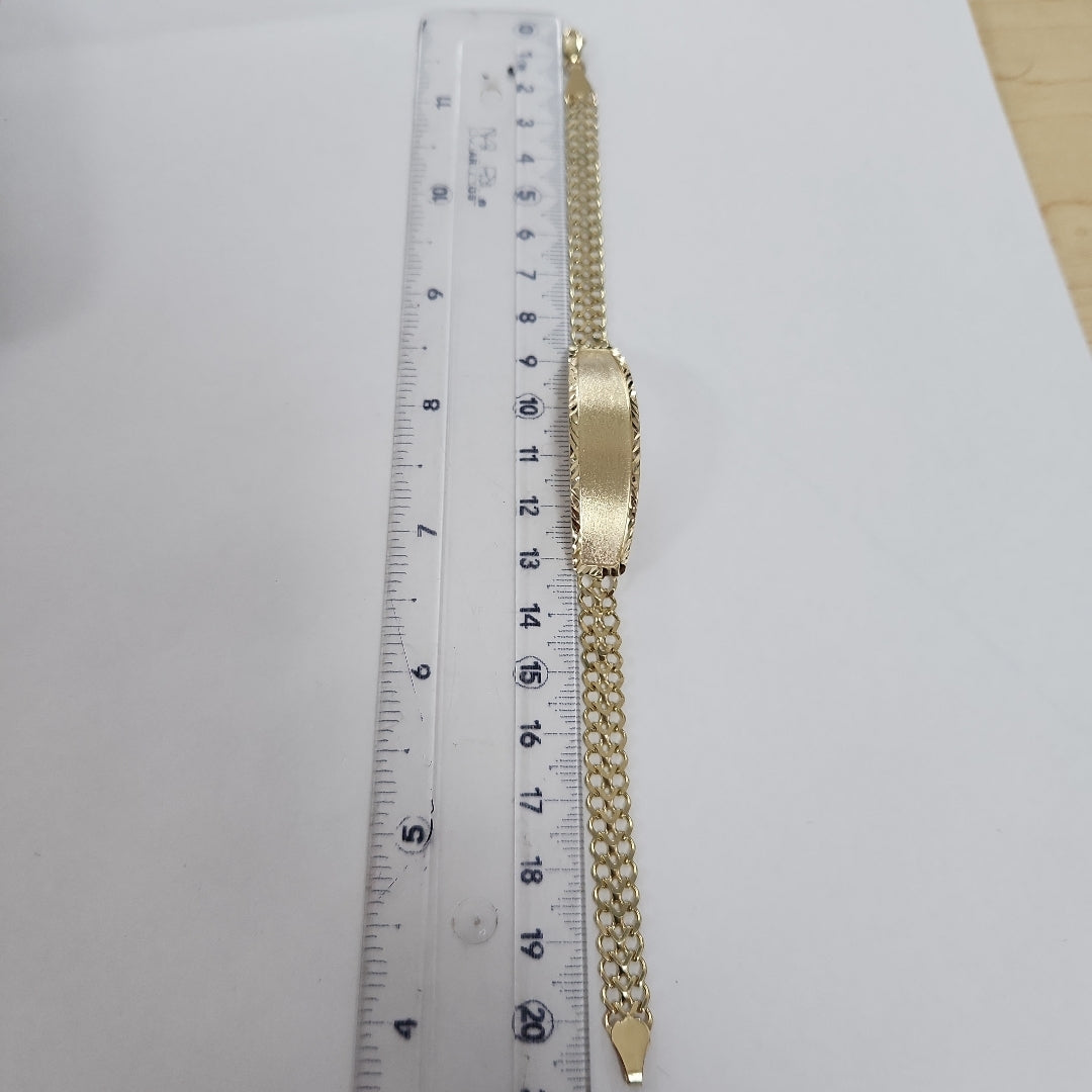 PULSERA ESCLAVA CHINO 14K 21 CM 9.8 GR (NUEVO)