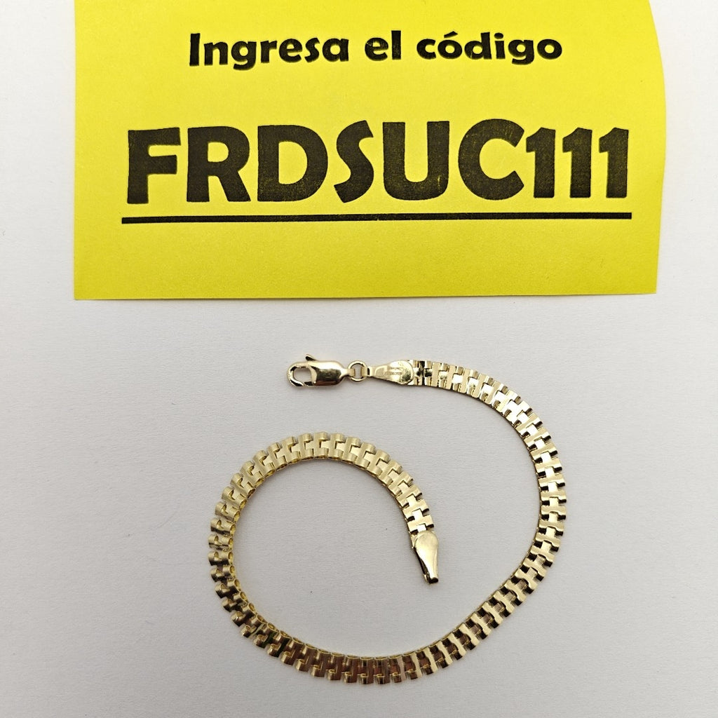 PULSERA ESPECIAL 14K 18 CM 4.2 GR (NUEVO)