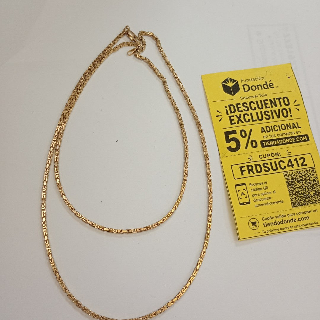CADENA ORO 14 K 15,30 GRMS (SEMINUEVO)