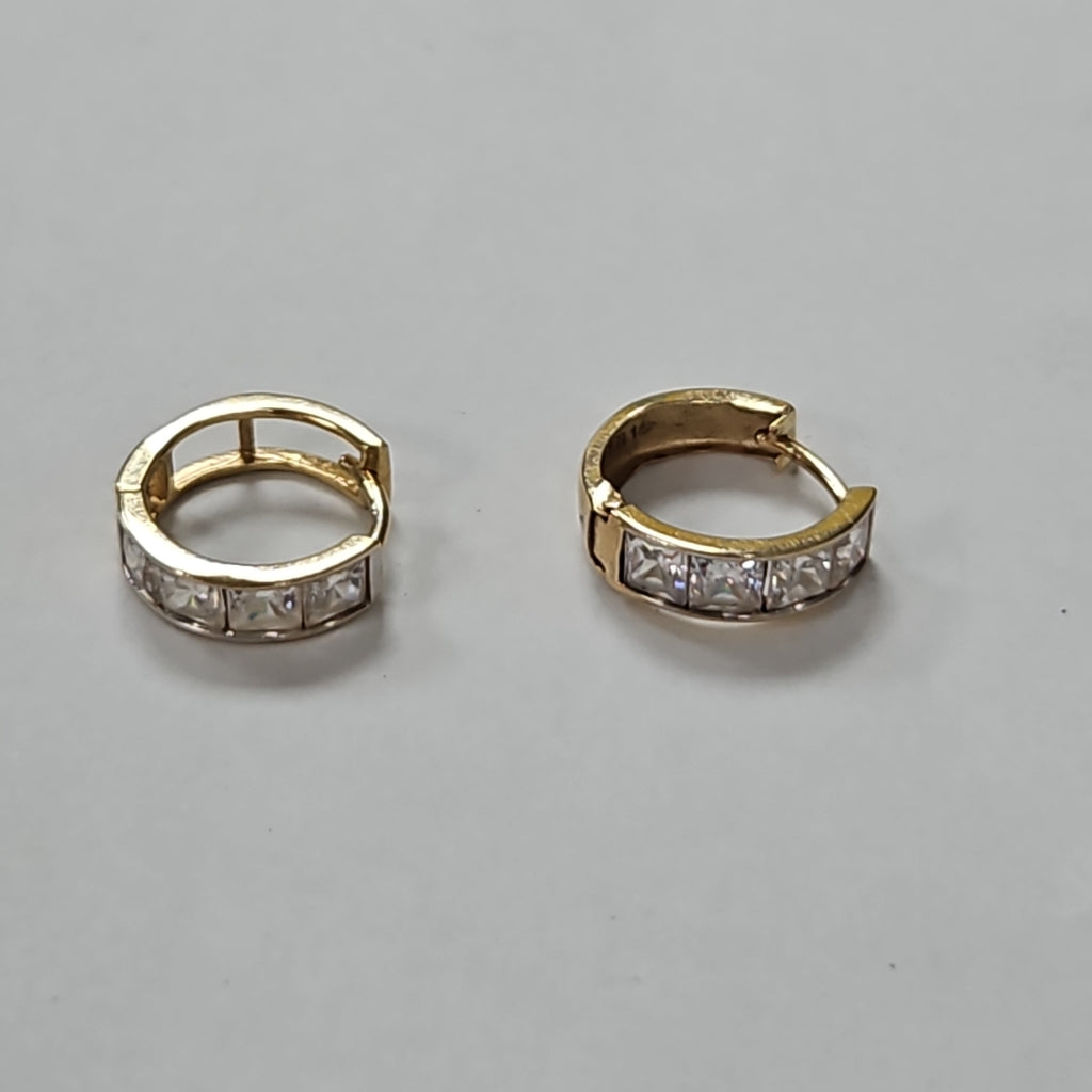 ARRACADAS PAR ORO 14 K 1,60 GRMS (SEMINUEVO)