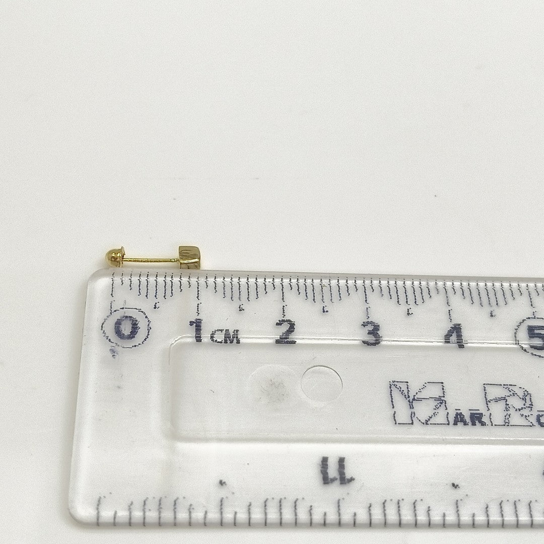 BROQUELES BROQUEL FIG CUBO 14K 0.203 GR (NUEVO)