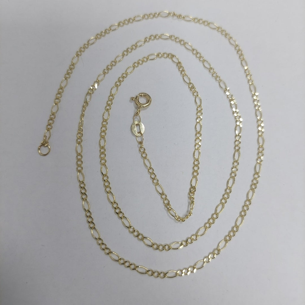 CADENA TEJIDO 3X1 14K 55 CM 2.3 GR (NUEVO)