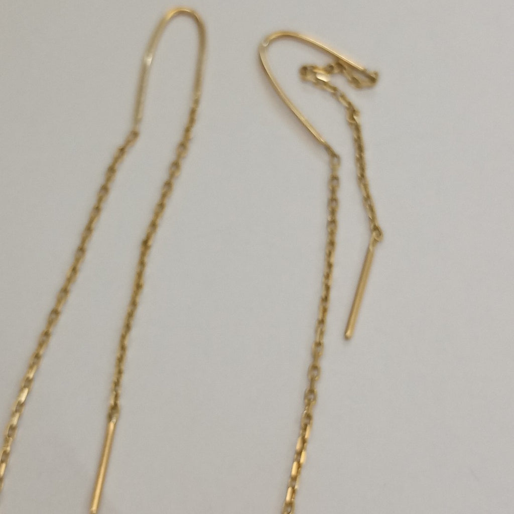 ARETES PAR ORO 14 K 4.2 GRMS (SEMINUEVO)