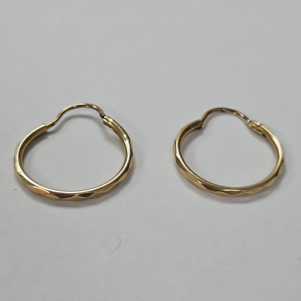 ARRACADAS PAR ORO 14 K 1.1 GRMS (SEMINUEVO)