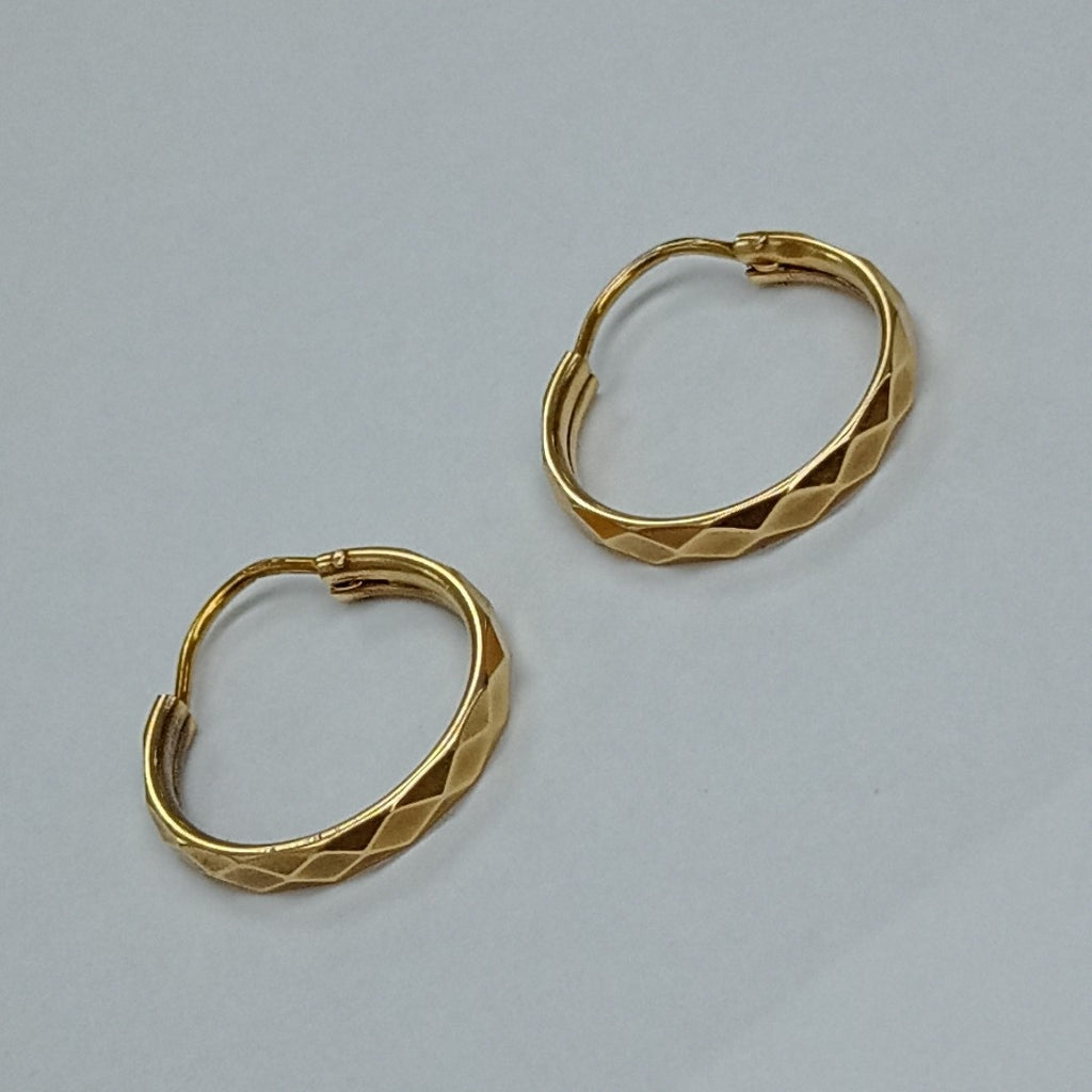 ARRACADAS PAR ORO 14 K 2 GRMS (SEMINUEVO)