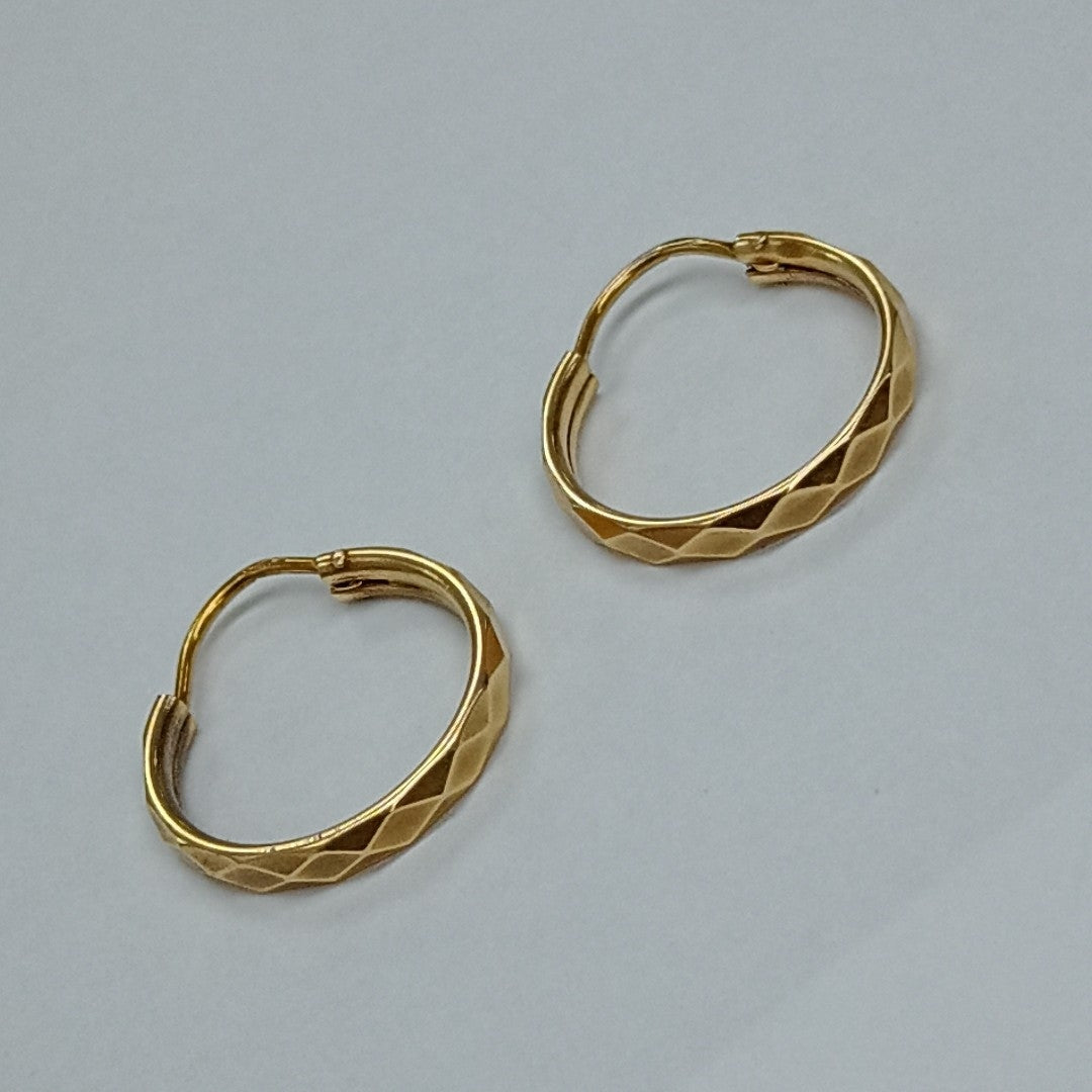 ARRACADAS PAR ORO 14 K 2 GRMS (SEMINUEVO)