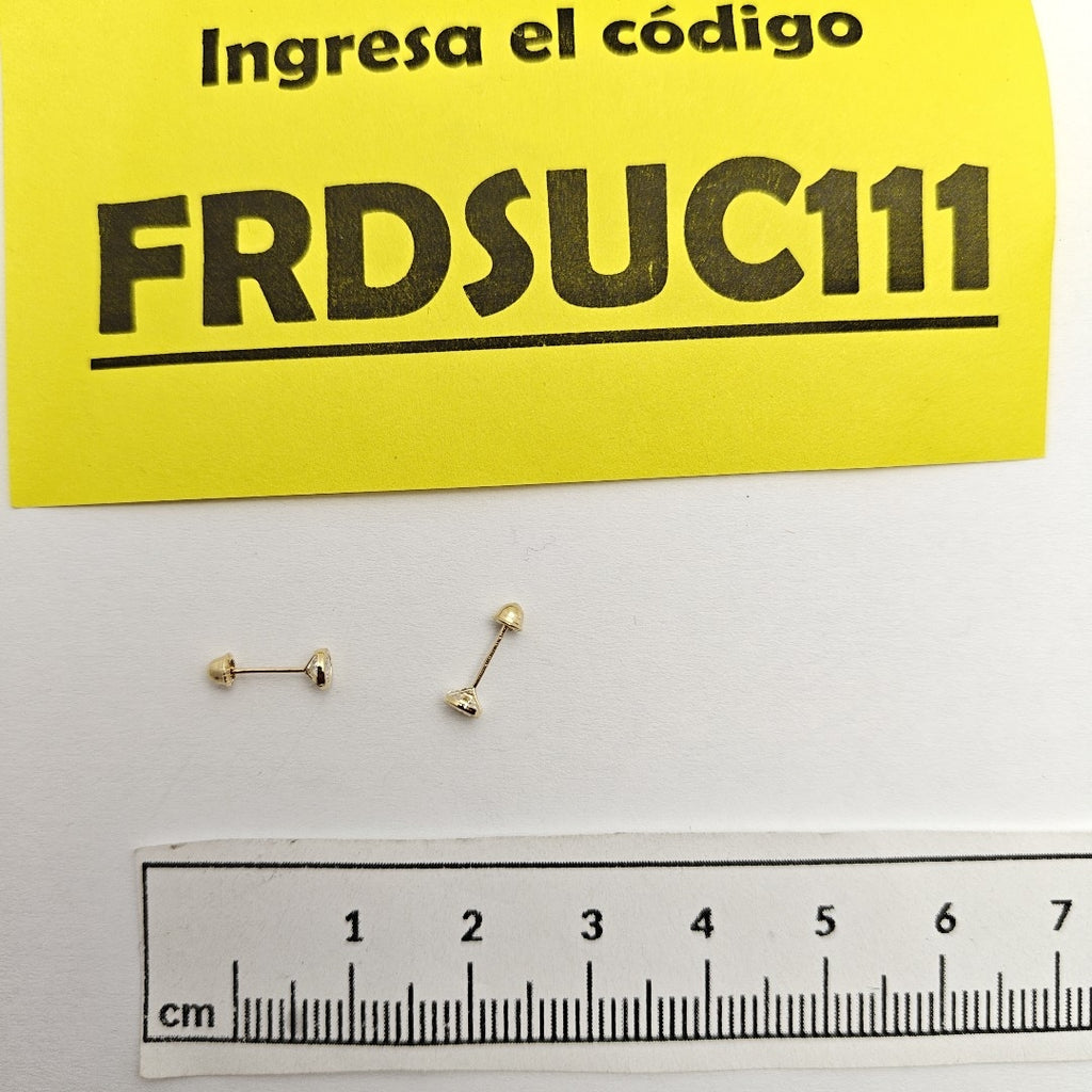 BROQUELES BROQUEL C CIRCONIA 14K 0.1501 GR (NUEVO)