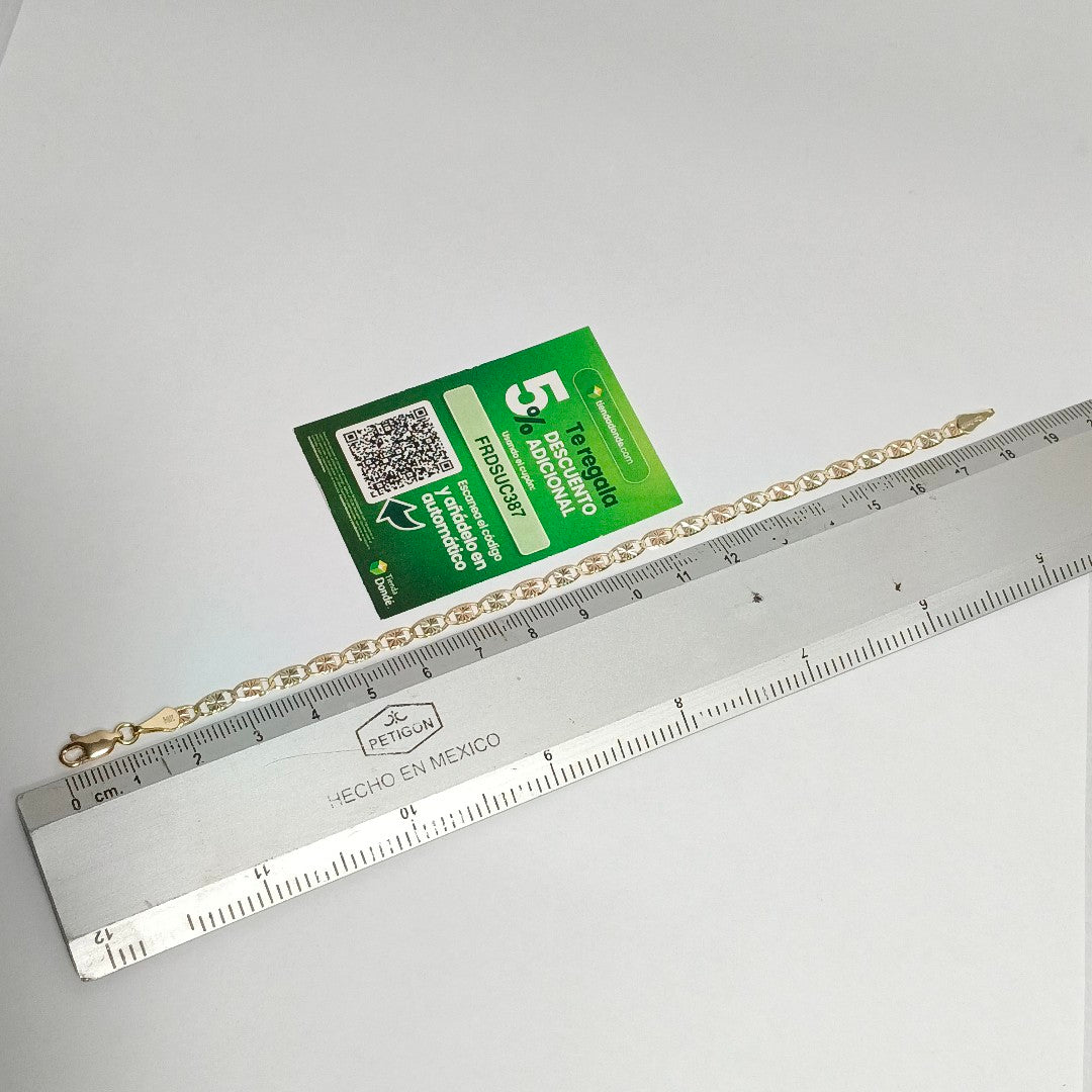 PULSERA GUCHI 14K 18 CM 2.9 GR (NUEVO)