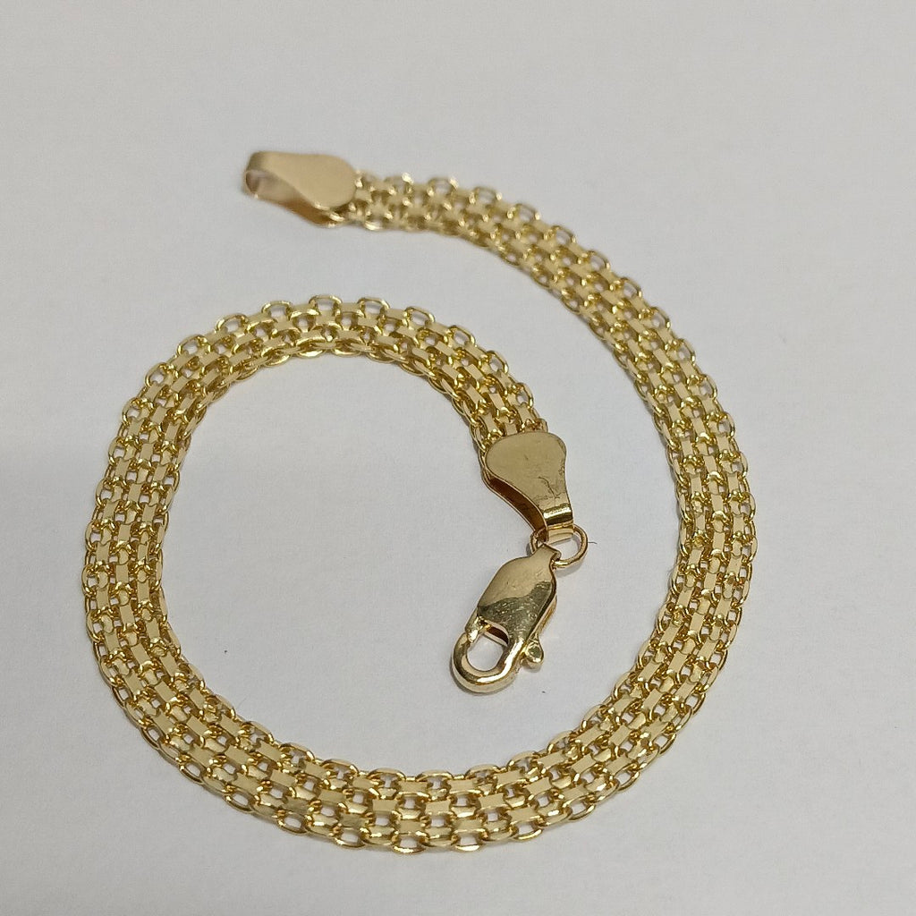 PULSERA ESPECIAL 14K 18 CM 4.7 GR (NUEVO)