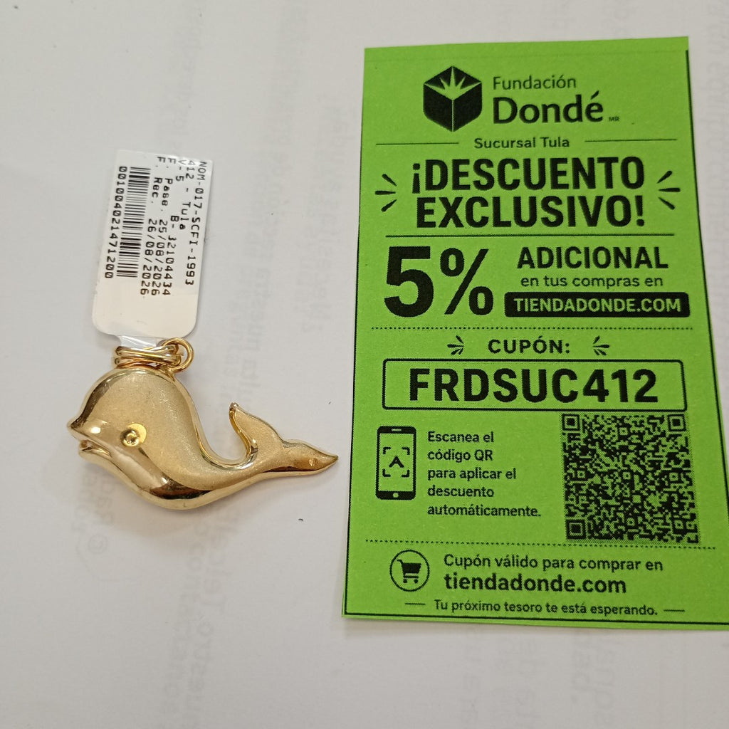DIJE ORO 14 K 3.7 GRMS (SEMINUEVO)