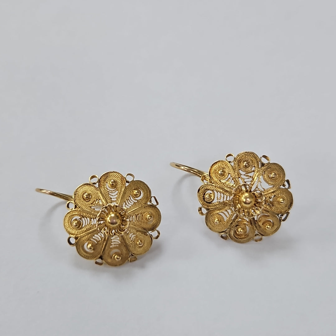 ARETES PAR ORO 10 K 3.3 GRMS (SEMINUEVO)