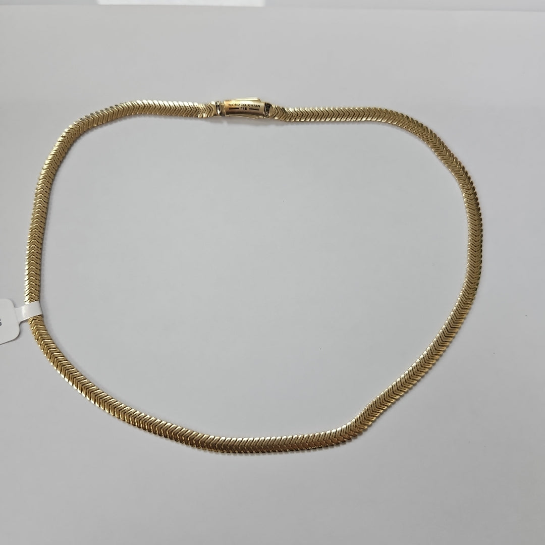 GARGANTILLA ORO 14 K 11,70 GRMS (SEMINUEVO)