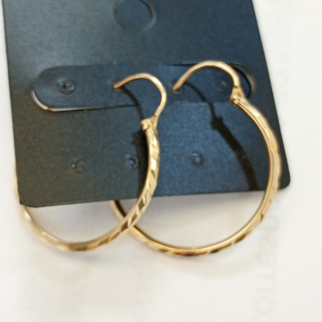 ARRACADAS PAR ORO 14 K 2.2 GRMS (SEMINUEVO)