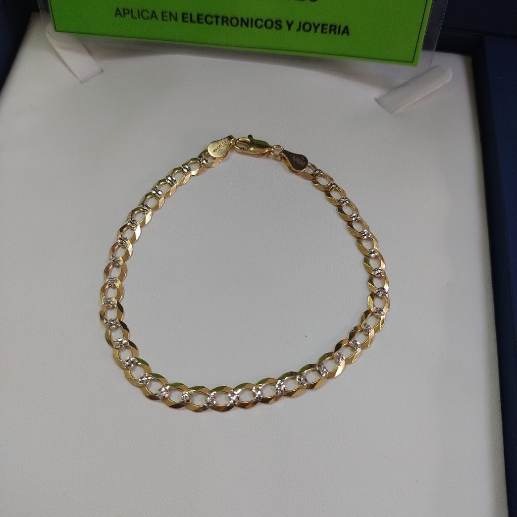 PULSERA BARBADA 14K 21 CM 6.3 GR (NUEVO)