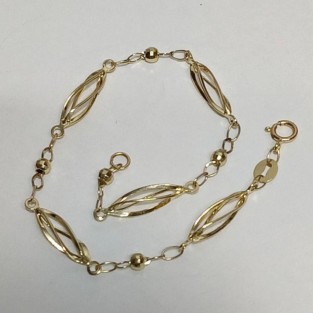 PULSERA ESPECIAL 14K 18 CM 2.1 GR (NUEVO)