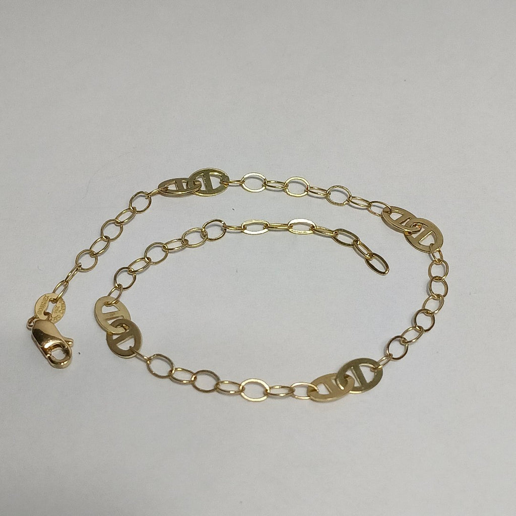 PULSERA ESPECIAL 14K 21 CM 1.8 GR (NUEVO)