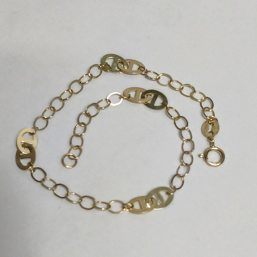 PULSERA ESPECIAL 14K 18 CM 1.5 GR (NUEVO)