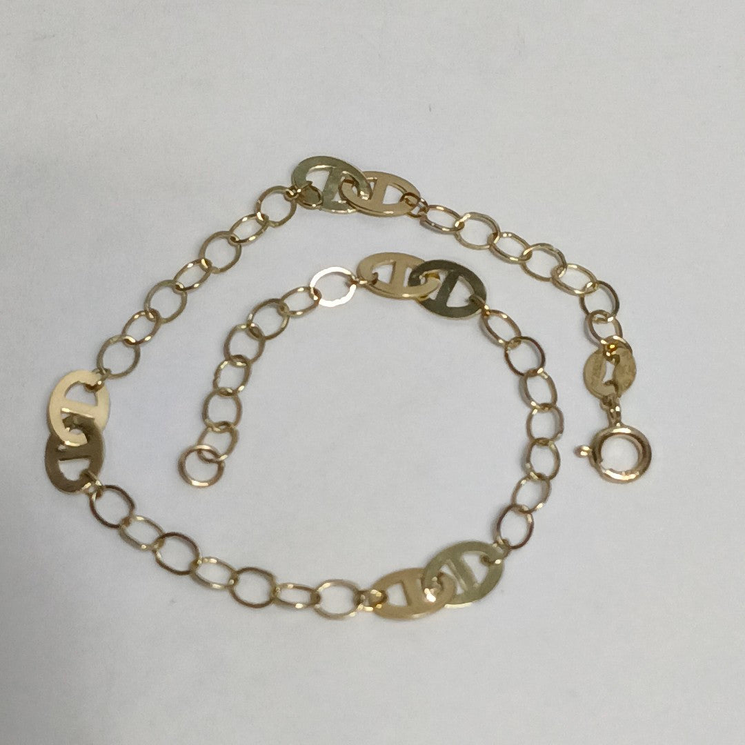 PULSERA ESPECIAL 14K 18 CM 1.5 GR (NUEVO)