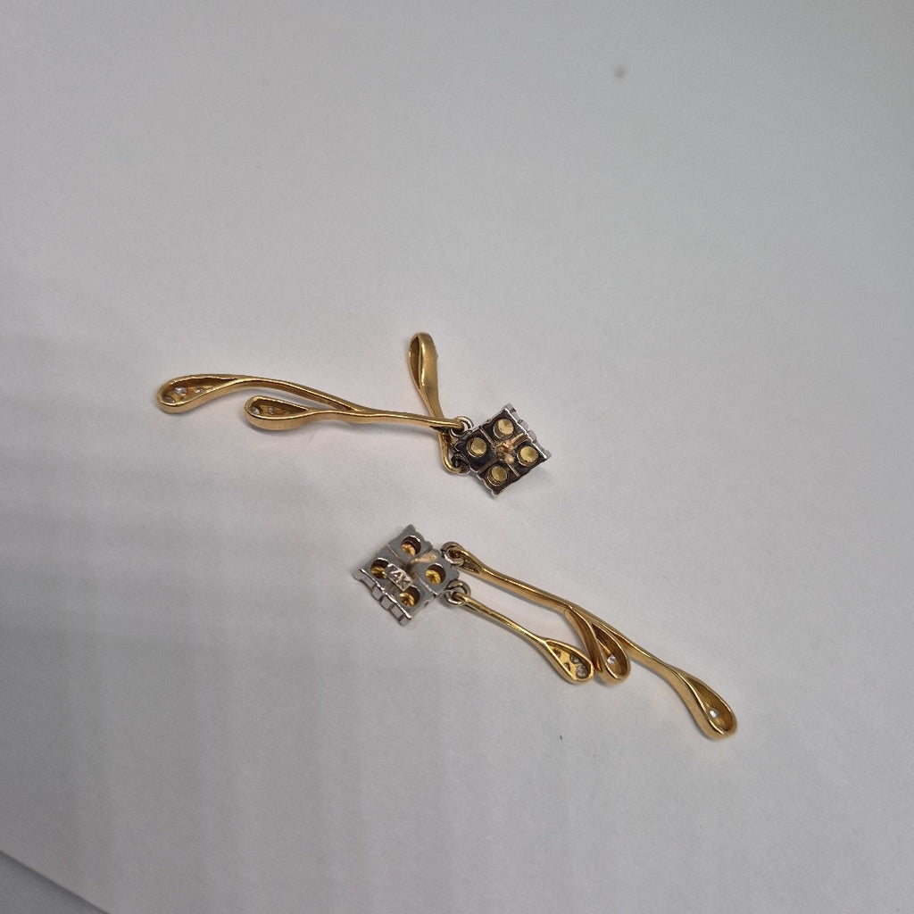 BROQUELES PAR ORO 14 K 7.3 GRMS (SEMINUEVO)