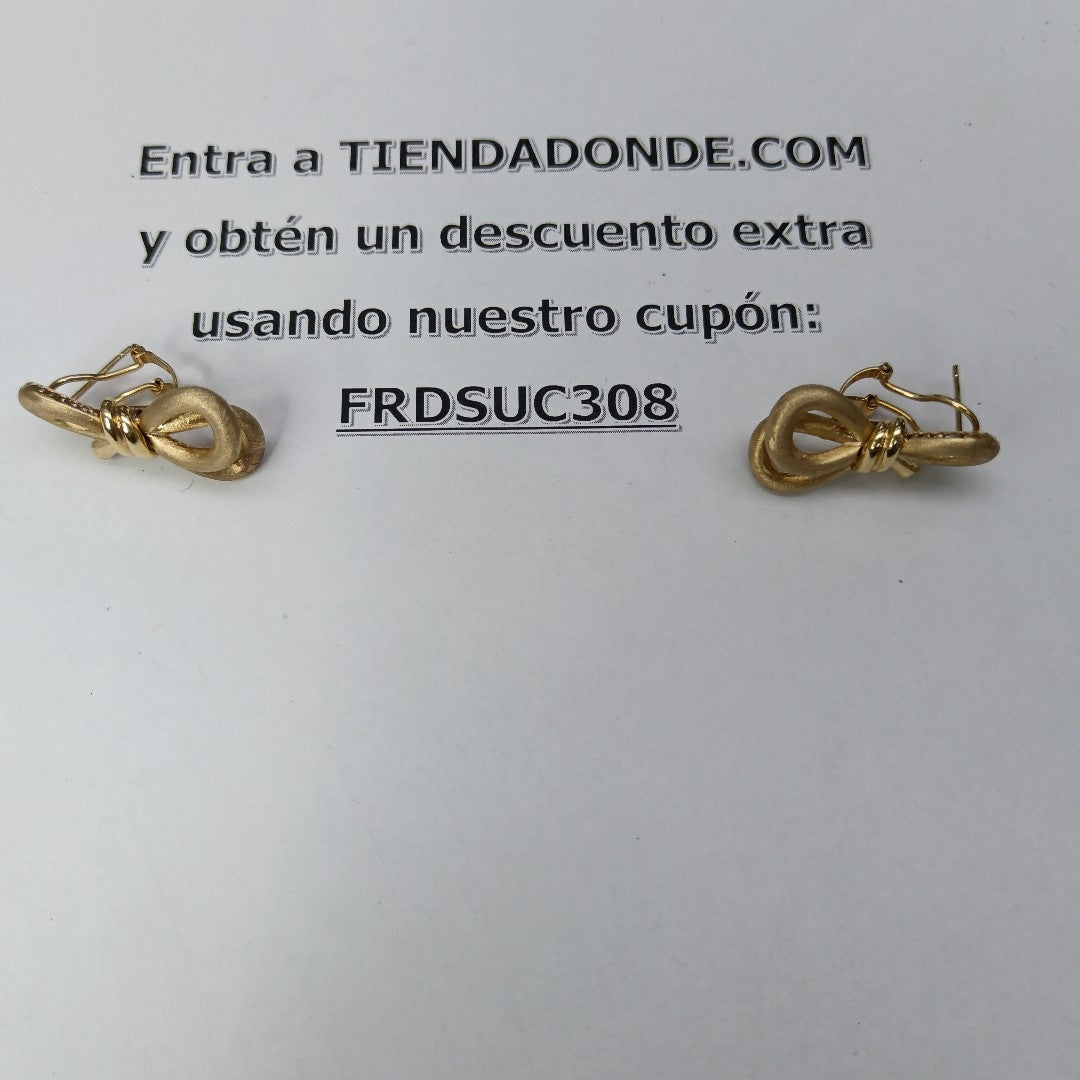 ARETES PAR ORO 10 K 6,90 GRMS (SEMINUEVO)