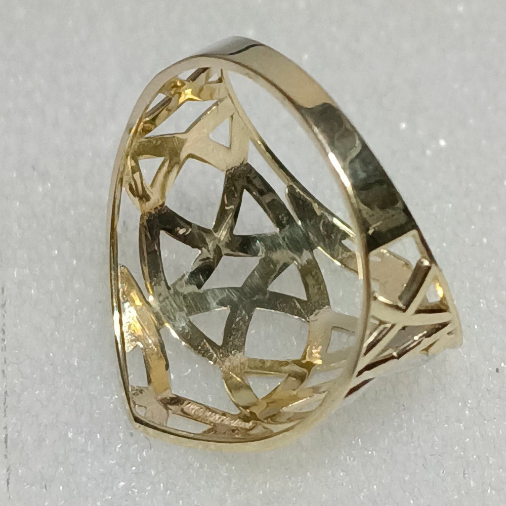 ANILLOS CON ESTRELLA CELTA 14K TALLA 7.5 2.3 GR (NUEVO)