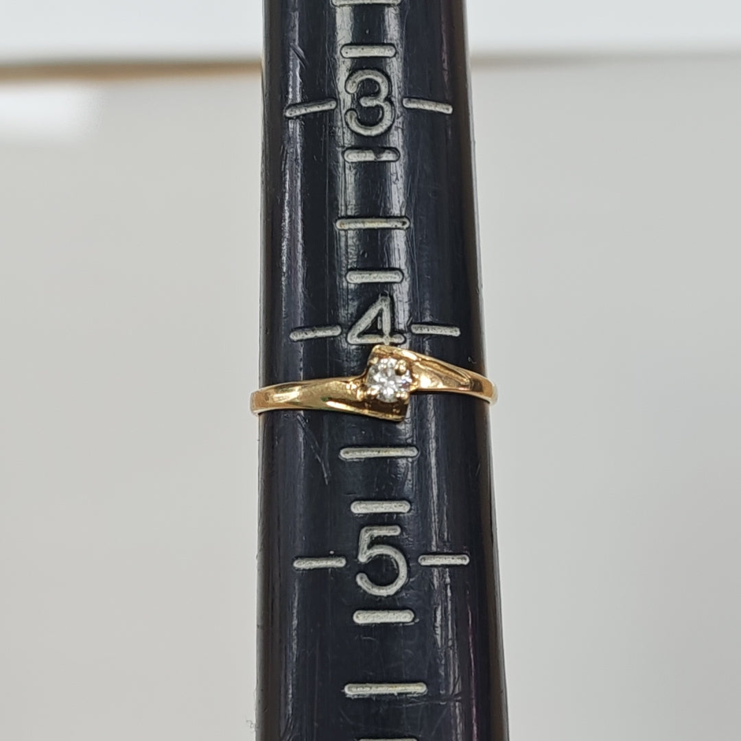 ANILLO ORO 10 K 0.5 GRMS (SEMINUEVO)