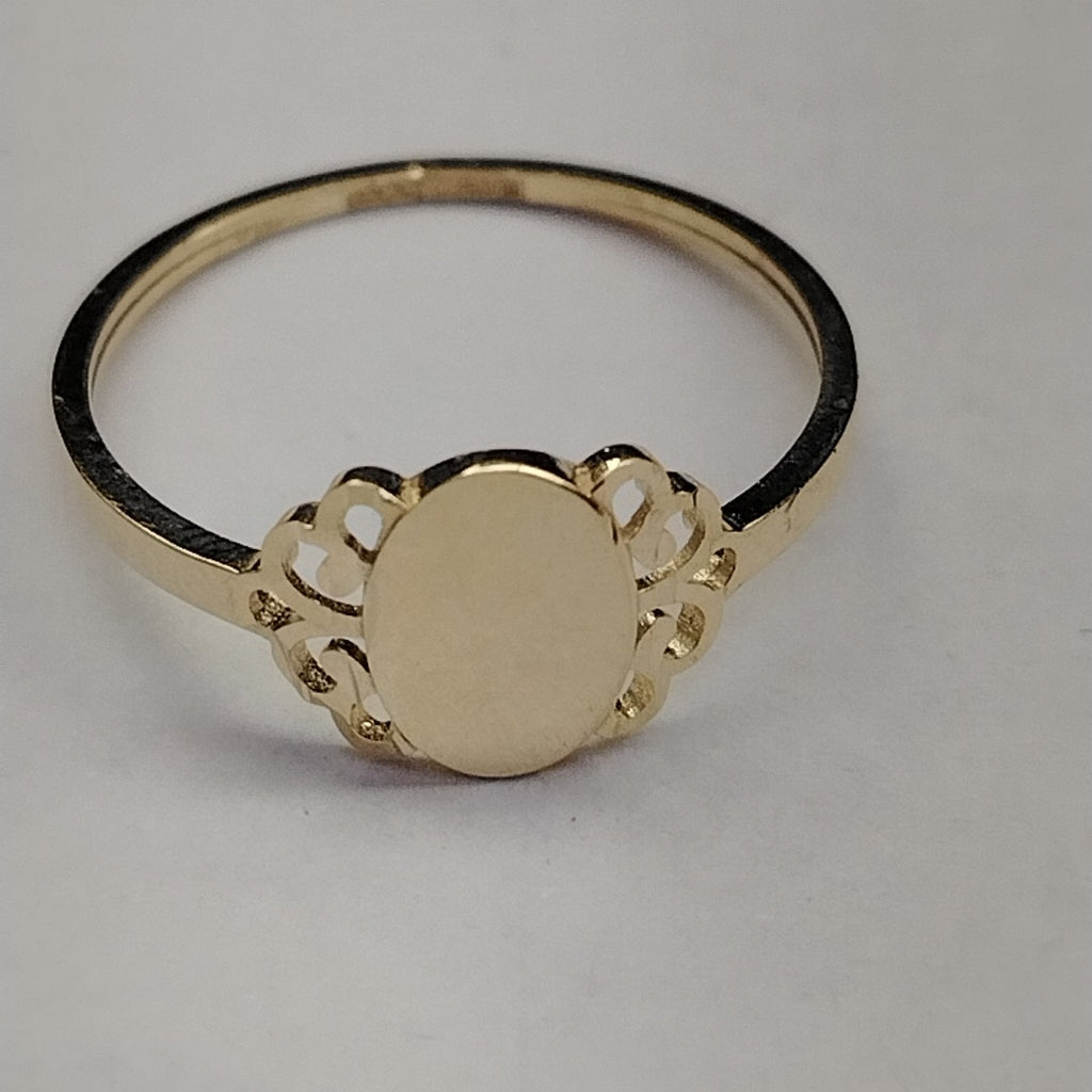 ANILLOS ANILLITO 10K TALLA 7 0.9 GR (NUEVO)