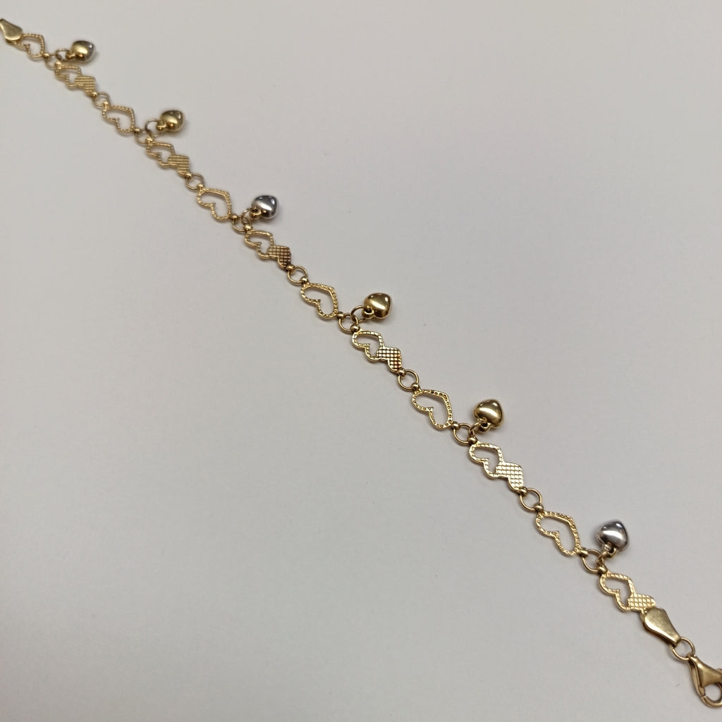 PULSERA ORO,ORO BLANCO 14 K 5,90 GRMS (SEMINUEVO)