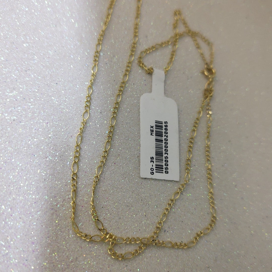 CADENA TEJIDO 3X1 14K 55 CM 2.3 GR (NUEVO)