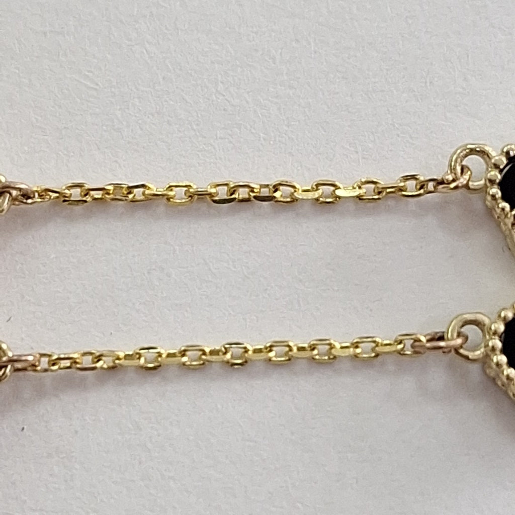 PULSERA ESPECIAL PIEDRAS COLOR 10K 18 CM 2.3 GR (NUEVO)