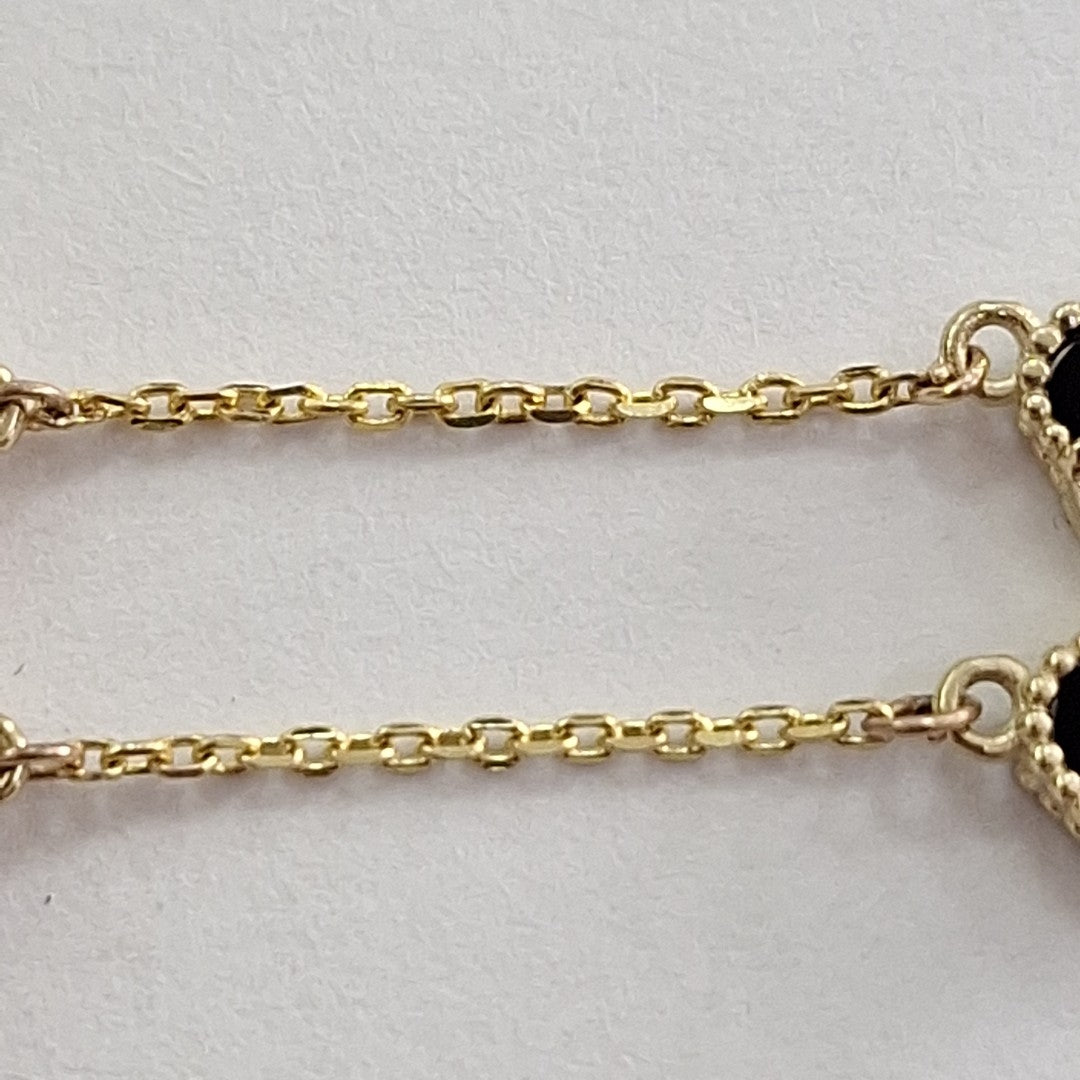 PULSERA ESPECIAL PIEDRAS COLOR 10K 18 CM 2.3 GR (NUEVO)