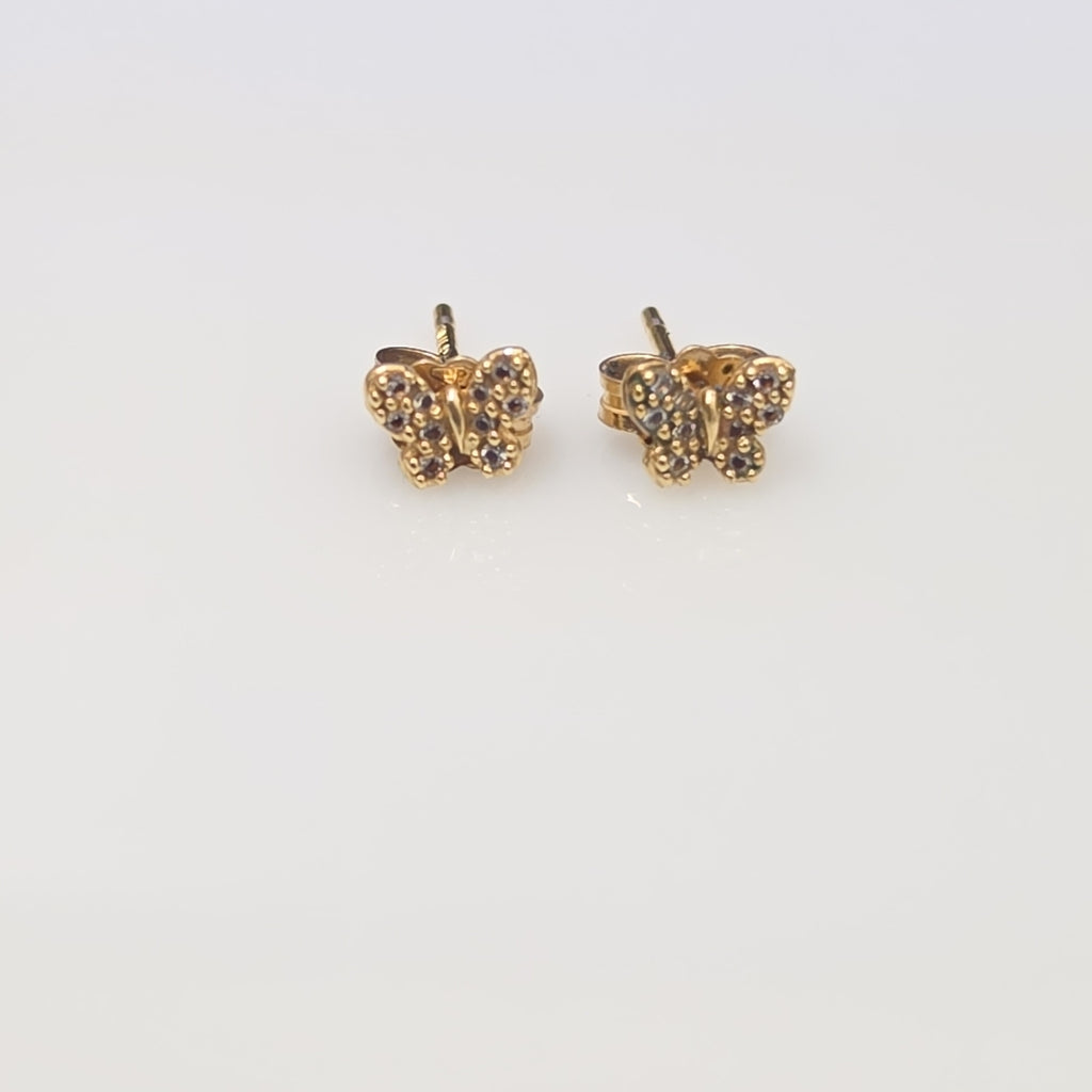 BROQUELES PAR ORO 14 K 1 GRMS (SEMINUEVO)