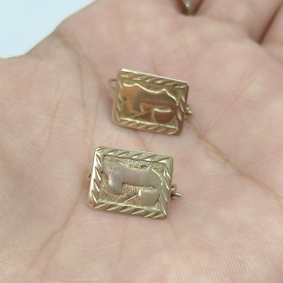 ARETES PAR ORO 10 K 1.5 GRMS (SEMINUEVO)
