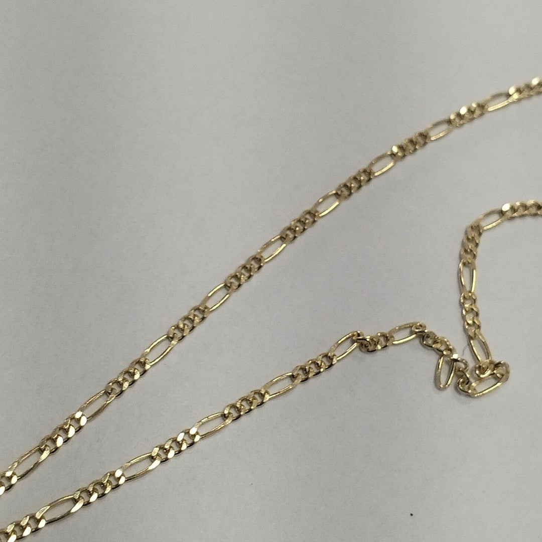 CADENAS TEJIDO 3X1 ORO 14K 55 CM 2.7 GR (NUEVO)