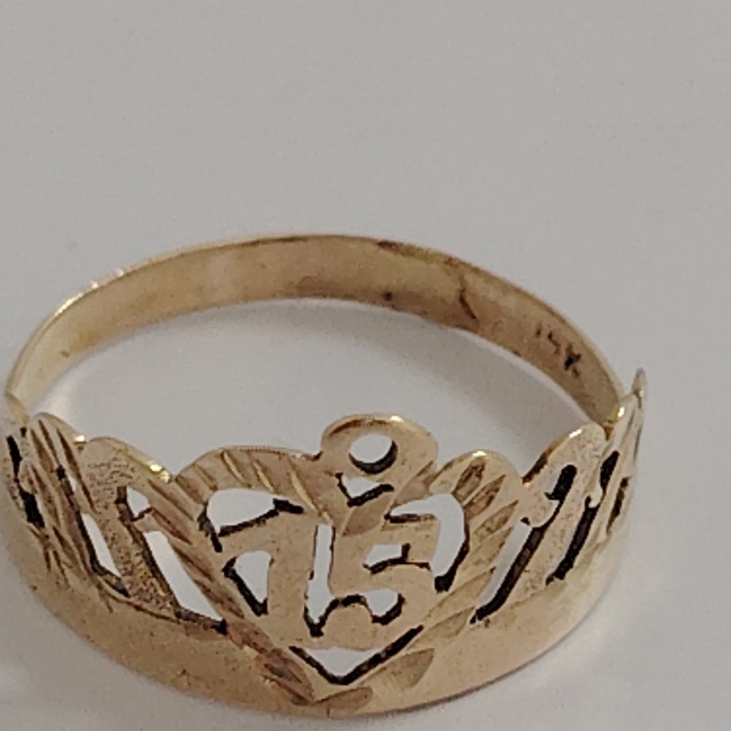 ANILLITO ORO 10 K 1.2 GRMS (SEMINUEVO)