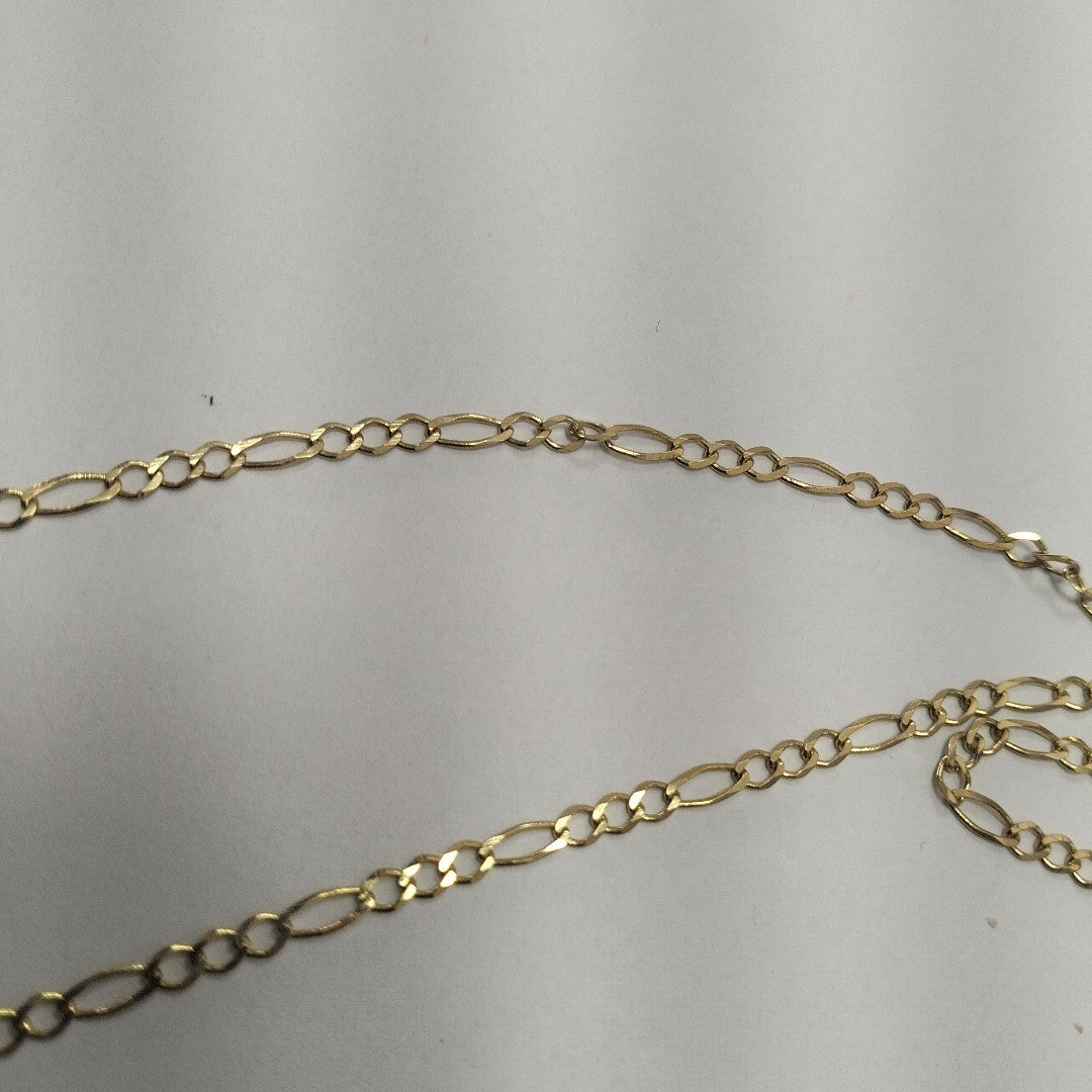CADENAS TEJIDO 3X1 ORO 10K 60 CM 4.5 GR (NUEVO)