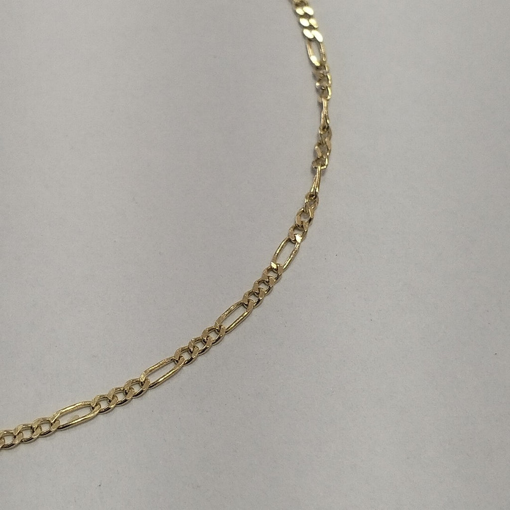 CADENAS TEJIDO 3X1 ORO 14K 55 CM 2.4 GR (NUEVO)